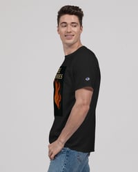 Image 3 of We Remember, We Build Tee – Freedom & Fire Edition Unisex Tee | Champion