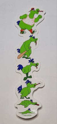 Image 1 of Evolution of Phillie Phanatic (Vertical Version)