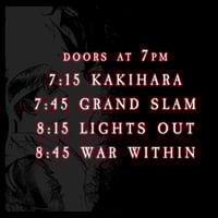 Image 2 of WAR WITHIN | LIGHTS OUT | GRAND SLAM | KAKIHARA