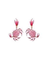 Blush Crab Earrings