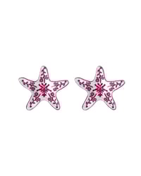 Santorini Starfish Earrings ~ Pink
