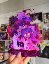 Image 2 of Lamb and Goat Double-Sided Acrylic Standee | Cult of the Lamb