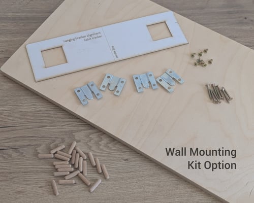 Image of Mindfulness Habit Tracker – Wooden Daily Wellness Board 