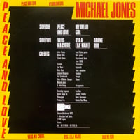 Image 2 of Michael Jones – Peace And Love ( B.M.C.A. – BMCA 8602 - France - 1986)
