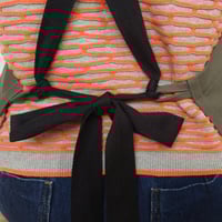 Image 5 of Ultimate Makers Apron - Split Leg, Adjustable Crossback, Cargo Pockets, Tough Canvas. Green No23