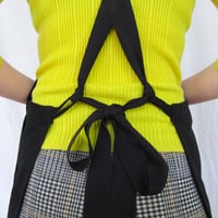 Image 7 of Ultimate Makers Apron - Cargo Pockets, Adjustable Crossback, Split Leg. Tough Black Canvas No23:2