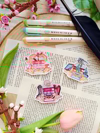 Image 3 of Book genres [Pin + Sticker & Bookmark]
