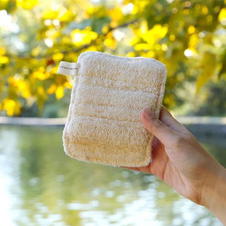 Eponge lavable en loofah coton Comme Avant Image 2