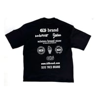 Image 2 of 6'3" Multi Logos Black T- Shirts