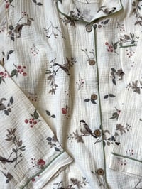 Image 3 of Pajama Set – Bird & Berry Print
