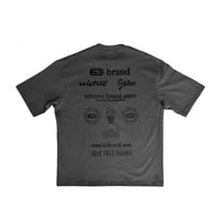 Image 2 of 6'3" Multi Logos Charcoal Grey T- Shirts