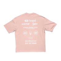 Image 2 of 6'3" Multi Logos Pink T- Shirts