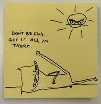 Working on a tan 