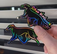 Image 1 of Holo Gaiting Silken Windhound Decal 