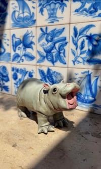 Image 3 of Pygmy hippo sculpture