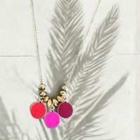 Image 1 of Collier pastilles - exotica pink
