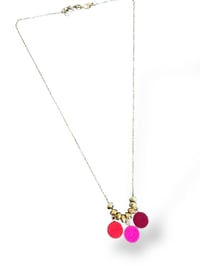 Image 3 of Collier pastilles - exotica pink