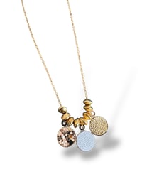 Image 2 of Collier pastilles - sunset blanc
