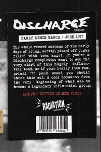Image 2 of Discharge  ''Early Demos - March / June 1977'' lp