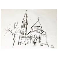 Image 1 of Oran Mor - Charcoal on Paper 