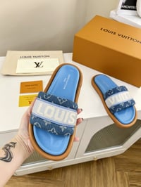 Preorder Denim Slides