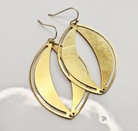 Image 2 of Eyelet + Pearl Earrings