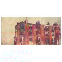 Image 1 of Dowanhill Tenements - Pigment and Acrylic Paint on Paper 