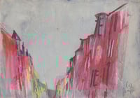 Image 2 of Gardner Street - Pigment and Acrylic Paint on Card 