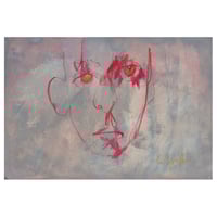 Image 1 of Cloudy - Pigment and Acrylic Paint on Paper 