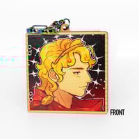 Image 1 of The Song Of Achilles | Wooden Hinge Charm