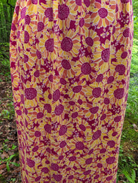 Image 2 of Cotton Sunflower Skirt - Size Large/XL