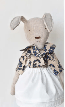 Image of Handmade Dolls- Frog and Bunny