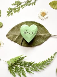 Image 3 of Whole - Mini Wood Burned Heart