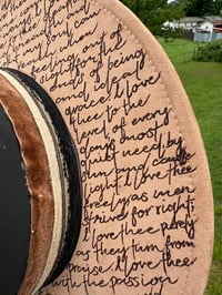 Image 3 of How Do I Love Thee Poem Hat