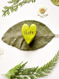 Image 3 of Shift - Mini Wood Burned Heart