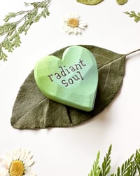 Image 2 of Radiant Soul - Mini Wood Burned Heart