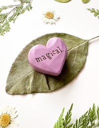 Image 2 of Magical - Mini Wood Burned Heart