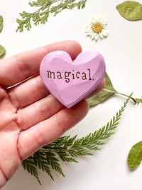 Image 1 of Magical - Mini Wood Burned Heart