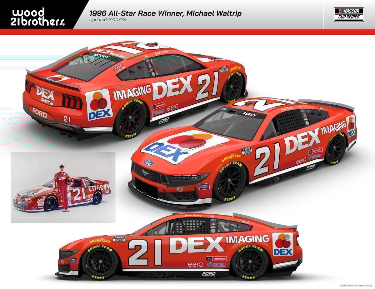 Wood Brothers Racing — All Star Throwback SIGNED