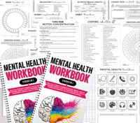 Image 2 of Mental Health Workbook Journal