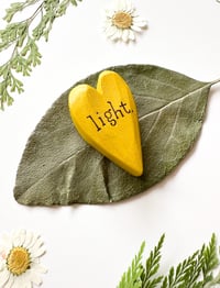 Image 2 of Light - Mini Wood Burned Heart