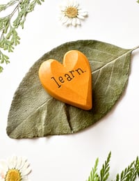 Image 2 of Learn - Mini Wood Burned Heart