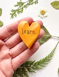 Image 1 of Learn - Mini Wood Burned Heart