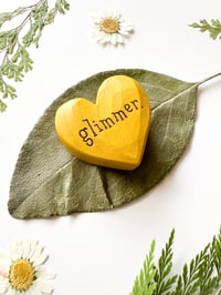 Image 2 of Glimmer - Mini Wood Burned Heart