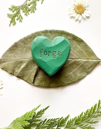 Image 3 of Forge - Mini Wood Burned Heart