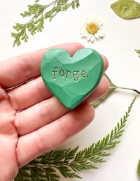 Image 1 of Forge - Mini Wood Burned Heart