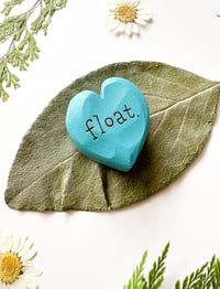 Image 2 of Float - Mini Wood Burned Heart