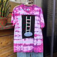 Image 1 of M Magenta Tie-Dye Ladder Top