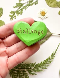 Image 1 of Challenge - Mini Wood Burned Heart