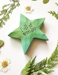 Image 2 of Full Of Wonder - Wood Burned Star